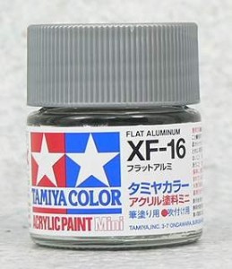 TAMIYA 壓克力系水性漆 10ml 消光鋁色 XF-